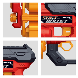 Jouets de pistolet pour enfants, pistolet à balles en <span class=keywords><strong>mousse</strong></span> souple, tir à plusieurs cartouches avec 12 fléchettes de <span class=keywords><strong>recharge</strong></span>, pistolet avec balles en <span class=keywords><strong>mousse</strong></span> souple pour enfants - Product Image 6