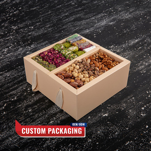 Custom Kraft Paper Bakery Box with Window Die-<b>Cut</b> Design for <b>Cookies</b> Recyclable Self-Erecting Packaging OEM Customizable - Product Image 5