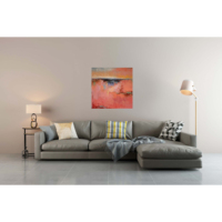 Peinture à l'huile abstraite sur toile, faite à la main, imperméable et écologique, pour décoration murale de salon, vente en gros personnalisée