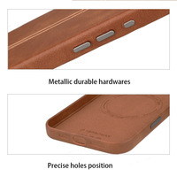 Étui en cuir imperméable de qualité professionnelle pour iPhone 15 Pro Max et iPhone 16 Pro Max