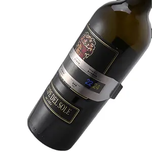 Рекламный подарок из нержавеющей стали вино ЖК-термометр бутылка вина термометр рукав