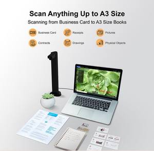 Escáner de documentos UVC <span class=keywords><strong>A3</strong></span> de 24MP real con interfaz USB y función de texto a voz Producto en stock - Product Image 5