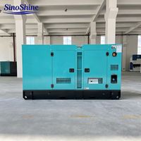 Générateur diesel silencieux triphasé SinoShine 150 kW, alternateur 100 % cuivre, moteur 50 Hz, ATS, démarrage automatique, alimentation d'usine