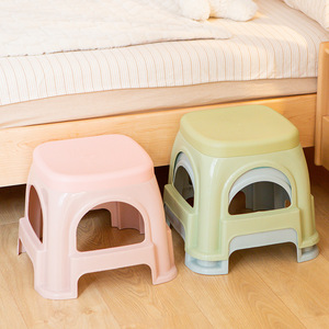 Hengfeng Plastics Factory Plastic <b>Stool</b> 420x420x480mm Durable Modern Minimalist Restaurant Chair - Product Image 2