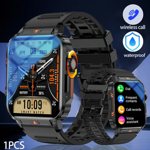 Senbono สมาร์ทวอทช์สำหรับผู้ชาย, นาฬิกาอัจฉริยะกลางแจ้ง L81แบตเตอรี่ยาวติดตามการออกกำลังกายกันน้ำผู้หญิงนาฬิกาอัจฉริยะสำหรับ iOS Android - Product Image 1