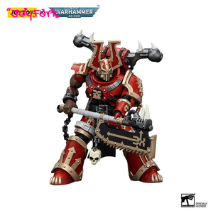 Figura de Acción JOYTOY Warhammer 40K World Eaters Khorne Berserkers con Hachas Chaincleaver, Escala 1/18, Modelo Articulado Coleccionable - Product Image 3