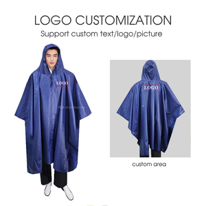 Poncho Impermeable Multifuncional Ligero y Reutilizable, Lona de Emergencia <span class=keywords><strong>Plegable</strong></span> para Senderismo, para Adultos - Product Image 6