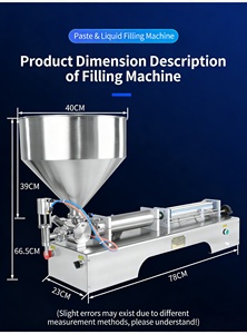 <span class=keywords><strong>Prix</strong></span> compétitif pour une machine de remplissage semi-automatique de liquides pour bouteilles en verre ou en plastique de 10 à 5000 ml (pâtes, sauces, huiles, cosmétiques, boissons) - Product Image 2