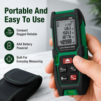OEM ODM, outil de mesure laser professionnel portable, infrarouge, 40m, 60m, 80m, 100m, écran LCD, télémètre laser