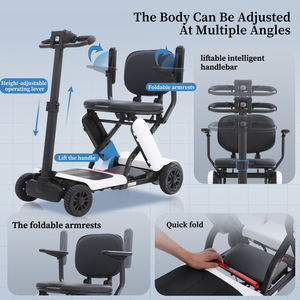 Scooter électrique pliable à 4 roues pour <span class=keywords><strong>personnes</strong></span> <span class=keywords><strong>âgées</strong></span> et seniors handicapés, petites motos HEABENS Medical - Product Image 3