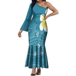 <span class=keywords><strong>Abito</strong></span> da donna elegante da donna a coda di pesce con temperamento polinesiano personalizzato Samoa - Product Image 4