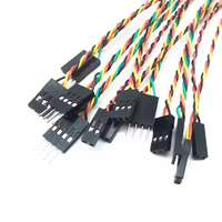 Câble torsadé 24AWG sur mesure avec connecteur Dupont, assemblage de faisceau de câbles