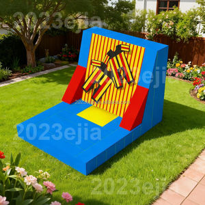 Mur gonflable de Velcro d'escalade de PVC extérieur en gros pour des locations extérieures de partie d'événement d'amusement d'enfants - Product Image 1