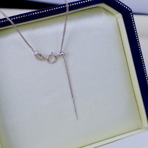 Collana di perle australiane del mare del sud in oro naturale oro bianco 18K impeccabile principessa Diana stile - Product Image 5