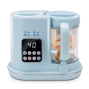 2023 Custom logo Non-Slip Base Touch Screen Interface and Recipe Booklet Baby Food Processor