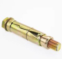 3 boulons de fixation en zinc jaune, 4 boulons de fixation en zinc coloré M6/M8/M10/M12/M16/M20