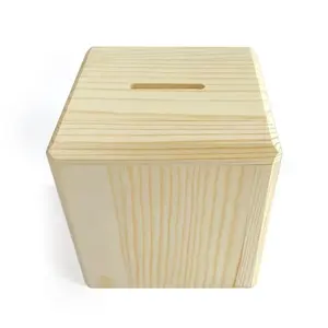 hidden money box large Wooden Letter piggy bank wooden coin saving money bank box money box wood for kids