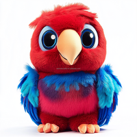 Jouets en peluche personnalisés adorables sur mesure, en peluche super douce, rembourrés de coton PP, emballés dans un sac OPP