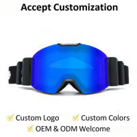 Masque de ski chauffant ultime : lentille cylindrique magnétique, coussinet nasal amovible et sangle réglable pour une performance anti-buée totale