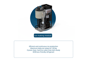 Fresh Grinding Coffee Vending Machine Hot/Cold Dual Cup Tea Stainless Steel Tempered Glass 32'' Touch Screen Remote Monitoring F - Product Image 4