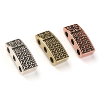 Bracelet à fermoir Antique en acier inoxydable et paracorde pour homme, accessoire de survie à la mode avec vis, pour la confection de bijoux