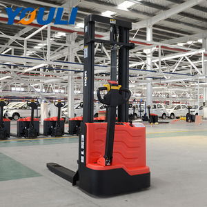 Hot Sale Electric Forklift 1.5t 24v Walk Electric <strong>Pallet</strong> <strong>Stacker</strong> 3m <strong>4m</strong> Lift Height - Product Image 5