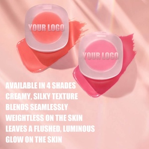 Высокопигментный Макияж для лица крем для губ и щек оттенок Румяна Палитра стойкий веганский крем румяна индивидуальная этикетка один цвет - Product Image 6