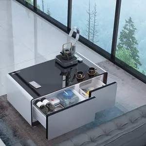 Table basse intelligente avec armoire de rangement, réfrigérateur moderne, nouveauté