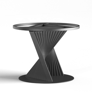 Base <span class=keywords><strong>per</strong></span> Tavolo da Tè in Marmo, Struttura in Metallo, Arredamento Moderno di Alta Gamma, Elegante Tavolo da Tè Kung Fu in Pietra di Lusso <span class=keywords><strong>per</strong></span> la Casa - Product Image 1