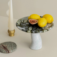Porte-bougie en marbre naturel personnalisé de la marque Stonekocc, en forme de champignon, écologique, durable, décoration de table, décoration de la maison