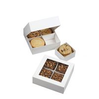 Boîte d'emballage personnalisée en papier pour biscuits, avec compartiments