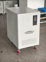 Stabilisateur de tension AC monophasé 60 KVA, modèle TND SVC 220V 50/60Hz AVR CE, utilisation industrielle en cuivre