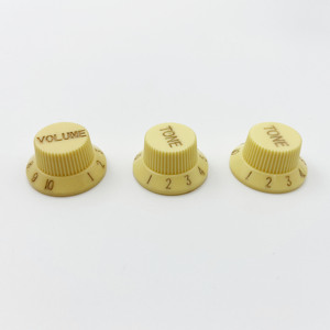 Lot de <span class=keywords><strong>3</strong></span> capuchons de boutons de <span class=keywords><strong>guitare</strong></span> électrique STSQ 1V2T, contrôle du volume et du tonalité, en métal, pour potentiomètre et interrupteur de <span class=keywords><strong>guitare</strong></span> électrique - Product Image 6