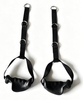 Ensemble d'accessoires de câble ergonomiques en acier pour triceps et biceps avec poignée profilée – Accessoires de machine de musculation pour l'entraînement des bras et la force musculaire