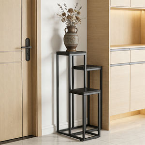 Support de plantes vintage en métal écologique, sur pied, en fer, pour présentation et rangement de pots de fleurs - Product Image 2