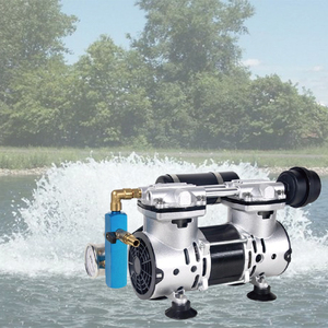 Piston Pond sục khí hệ thống thiết bị thông gió bơm 1/2 HP 3.2cfm dầu miễn phí Máy nén khí hồ sục khí hệ thống máy nén - Product Image 1