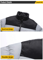 Manteau d'hiver chaud à capuche pour homme, veste matelassée en duvet, design personnalisé par un créateur de mode