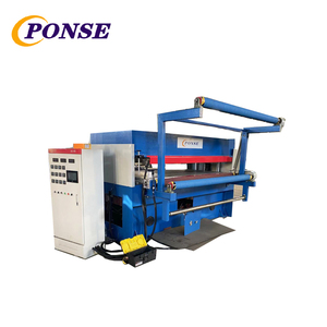 Équipement automatique de gaufrage 3D à texture, presse à chaud double face pour le gaufrage de tissus de canapé et de mousse EVA - Product Image 3