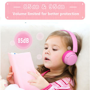 Auriculares Over-Ear con volumen limitado de 85/94dB para computadora, teléfono, tableta, estudio inalámbrico, auriculares para niños, auriculares plegables para niños - Product Image 5