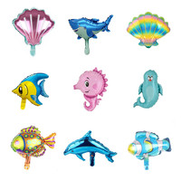Mini ballons en aluminium à motifs de poissons tropicaux (poisson-clown) – Vente en gros