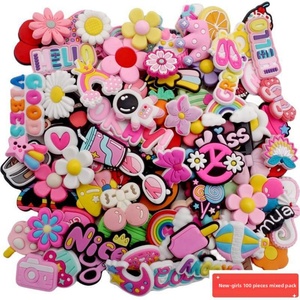 Coque de téléphone portable Promoproducts, Série Océan Personnages de Dessins Animés, Breloques Décoratives Amovibles pour Chaussures, Pantoufles et Fleurs - Product Image 3