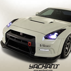 Pare-chocs avant en FRP avec diffuseur de lèvre avant en carbone pour 2008 à 2016 R35 GTR CBA DBA VS '<span class=keywords><strong>13</strong></span> Ver. Style Pare-chocs avant - Product Image 2