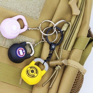 Llavero de Kettlebell Wsnbwye con Diseño Deportivo para Gimnasio, Regalo DIY, Llavero de Kettlebell de Goma, Llavero de Diseño - Product Image 5