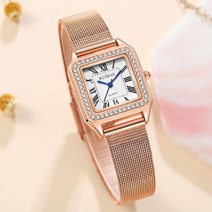 Reloj de Cuarzo Cuadrado Retro para Mujer, Diseño de Nicho Elegante y Exquisito, Reloj de Pulsera para Regalo - Product Image 3