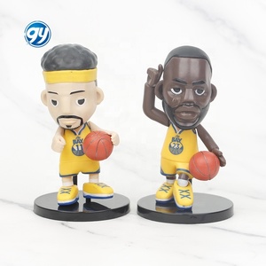 <span class=keywords><strong>NBA</strong></span> Q phiên bản 6 pcs vàng Nhà nước Warriors <span class=keywords><strong>Curry</strong></span> poole con số thiết lập cầu thủ bóng rổ mô hình đóng gói sưu tập trang trí - Product Image 2
