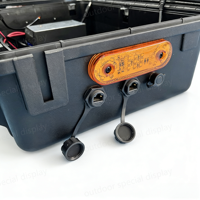 Moniteur LCD portable industriel à écran tactile pour station terrestre de drone, format valise