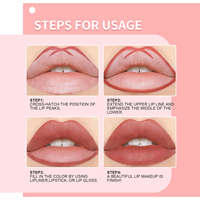 Großhandel Kosmetik 25 Farben Matter Glatter Hochpigmentierter Langanhaltender Lipliner Private Label Make-up Glatter Lippenkonturenstift