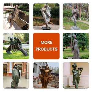 Escultura <span class=keywords><strong>de</strong></span> estatua femenina <span class=keywords><strong>de</strong></span> mujer humana personalizada <span class=keywords><strong>de</strong></span> tamaño real <span class=keywords><strong>de</strong></span> bronce para decoración <span class=keywords><strong>de</strong></span> parque al aire libre - Product Image 4