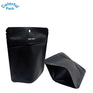 Proof Child Child Proof Mylar Bag High Quality Black Smell Proof Child Resistant Mylar Plastic Zipper Packaging Bags