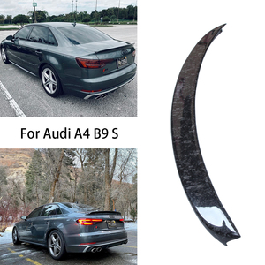 Alerón Trasero de Fibra de Carbono Forjado Real Estilo S para A4/S4 B9 B9.5, 2017-2024 - Product Image 2